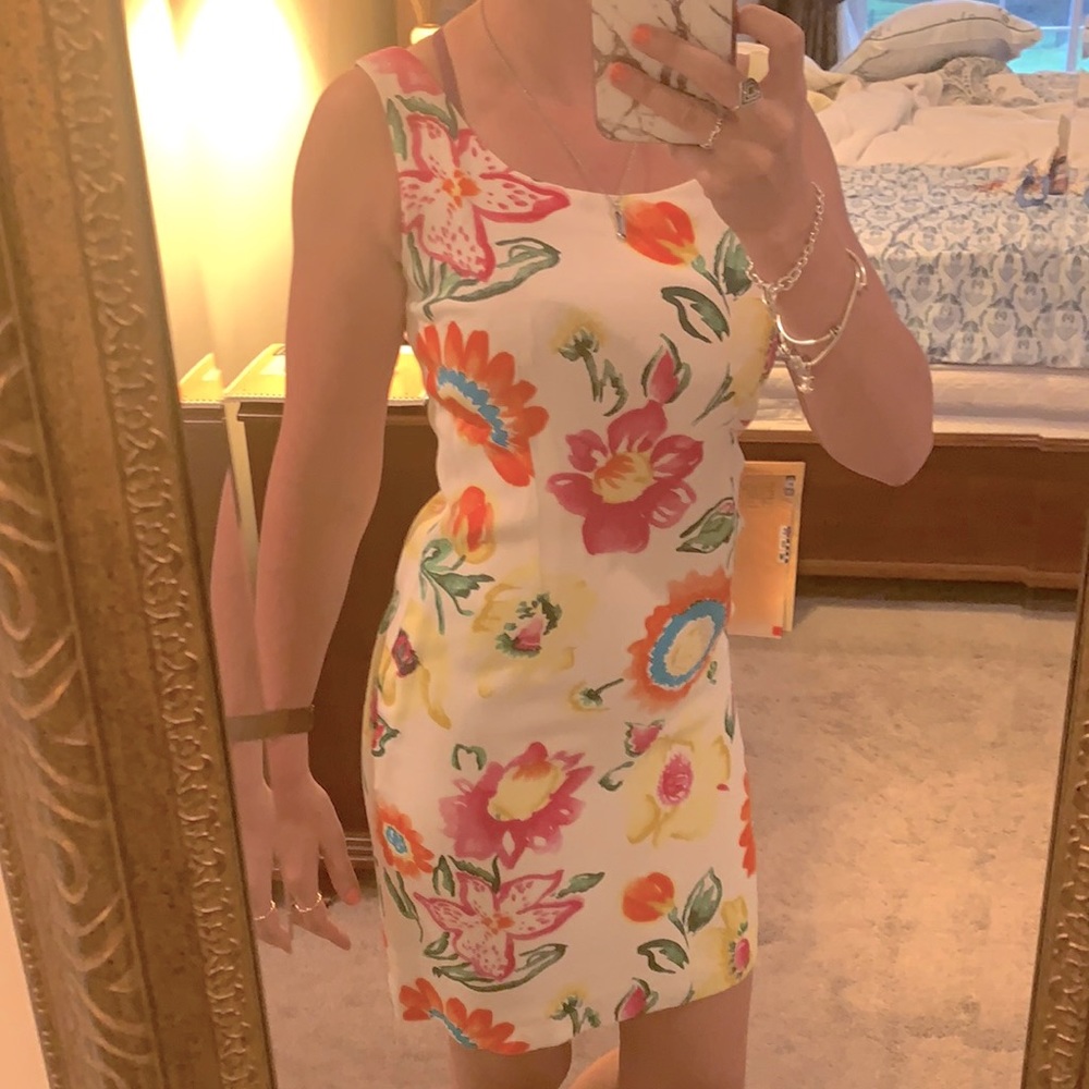Multi colored mini dress